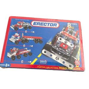 ERECTOR Road Haulers Truck set 3910 New In Box Building Set Sealed